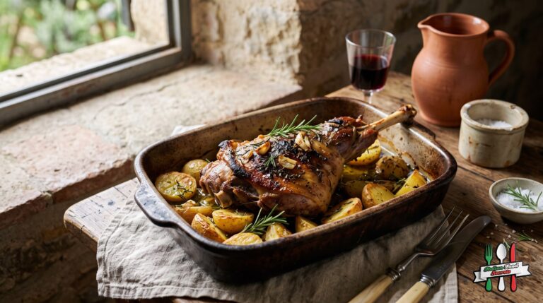 Cosciotto di abbacchio al forno